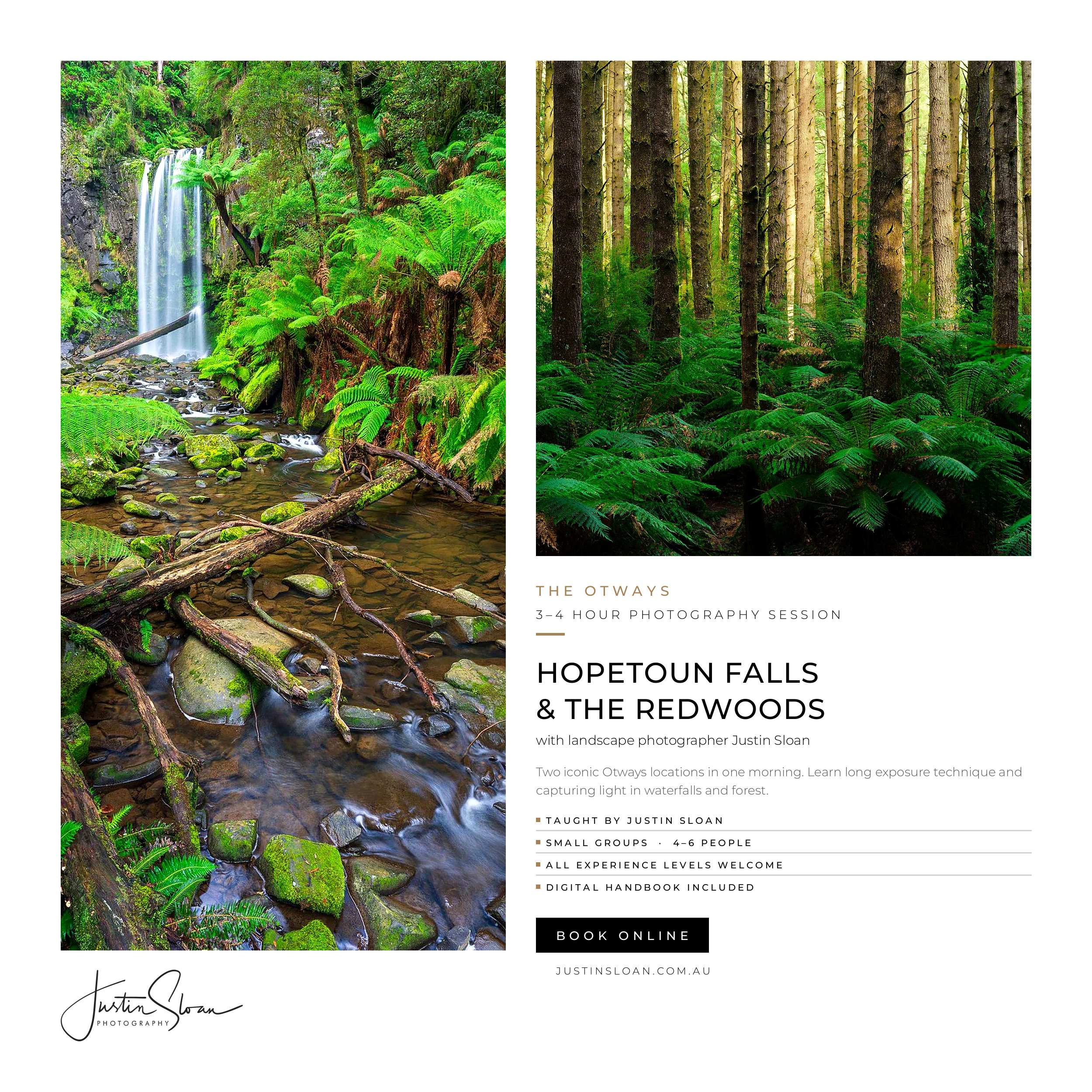 Hopetoun Falls & The Redwoods Workshop (3-4hrs)